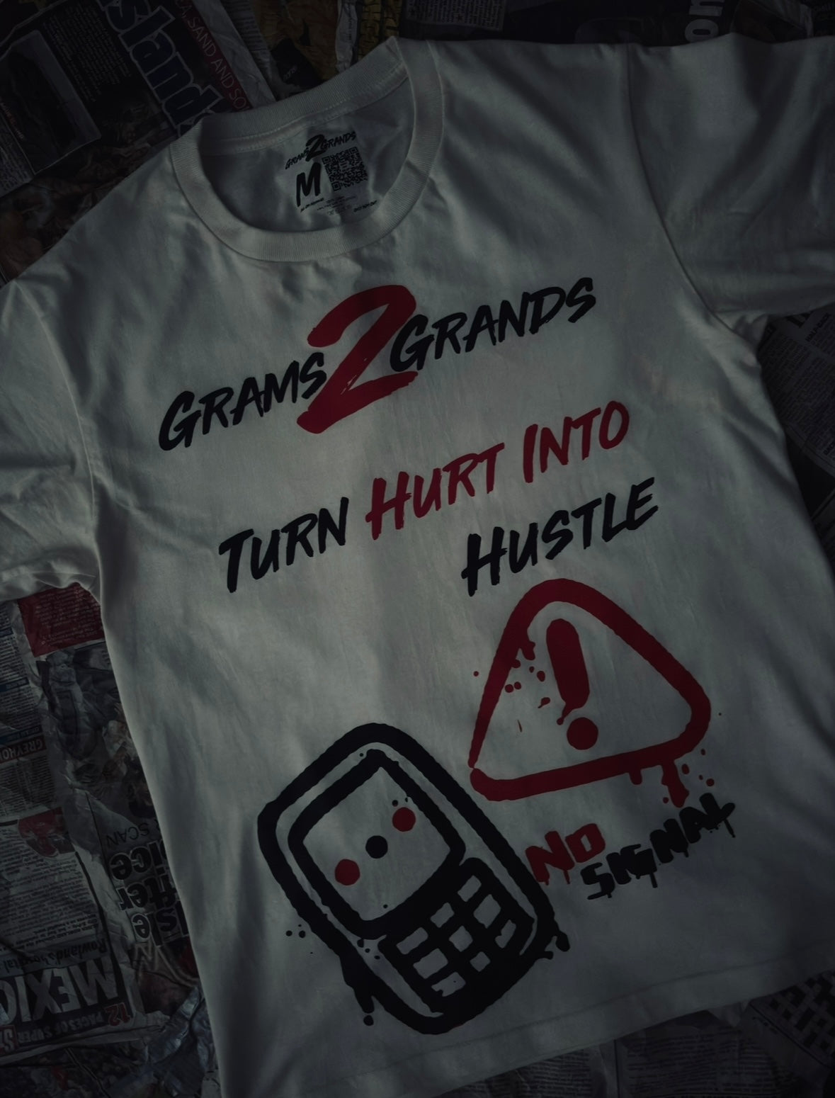 Grams2Grands - “Pain2Paper” T-shirt