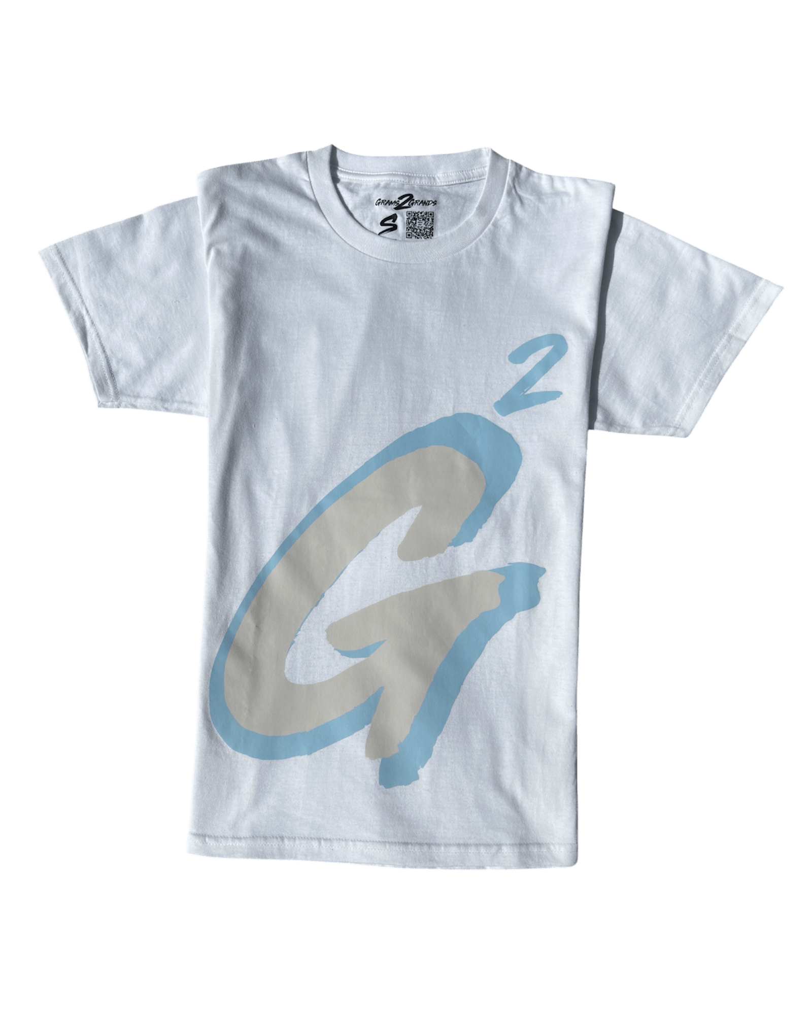 Grams2Grands - “G2G” White T-Shirt - Grams2Grands