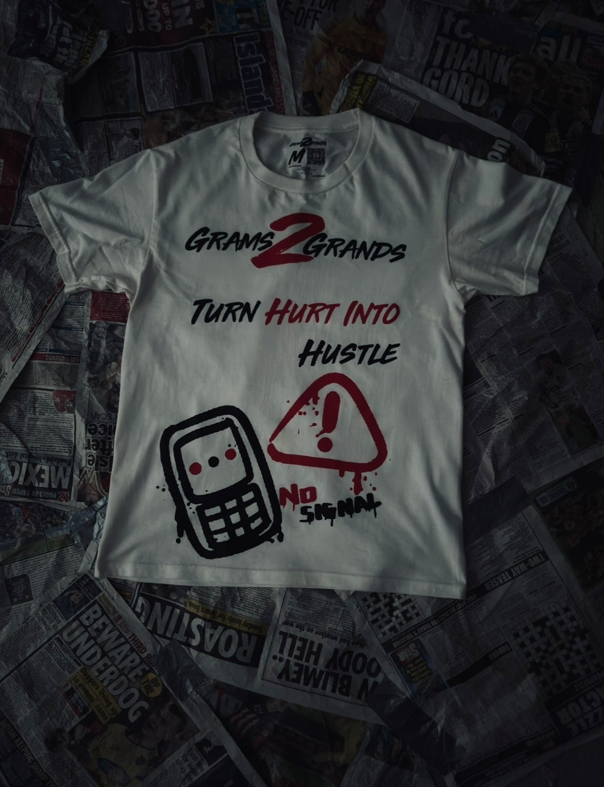 Grams2Grands - “Pain2Paper” T-shirt - Grams2Grands