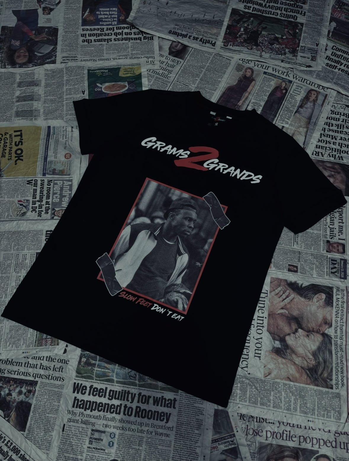 Grams2 Grands - “Slow feet don’t eat” T-Shirt - Grams2Grands